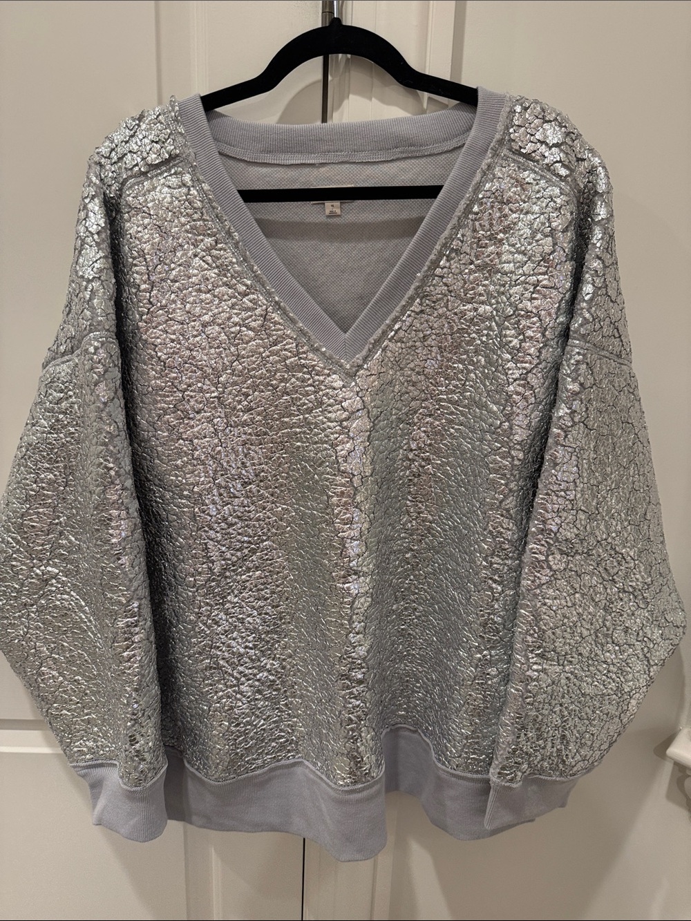 Pilcro Foil Sherpa Tunic Size 1X